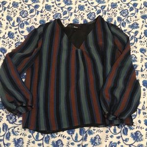 Madewell striped blouse
